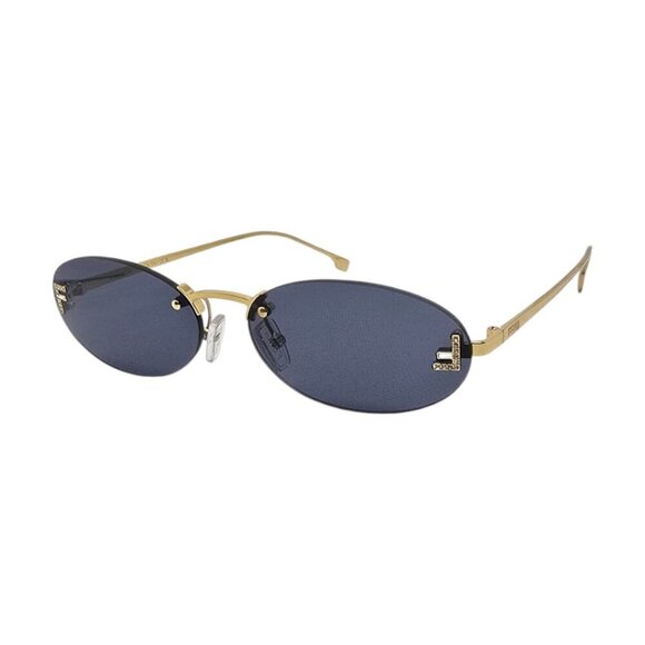 Elegant Gold and Black Sunglasses - Picture 3 of 4